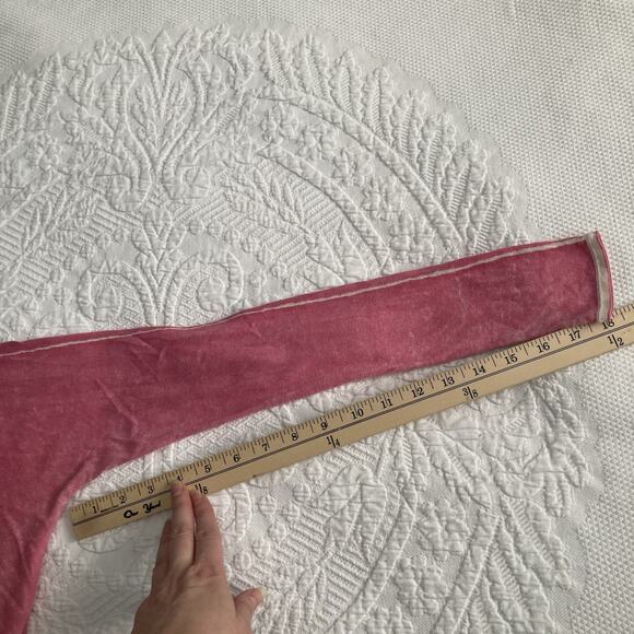 Maje Silk Cashmere Long Sleeve thin Crew Neck Pullover Sweater Pink One Size - Picture 9 of 10